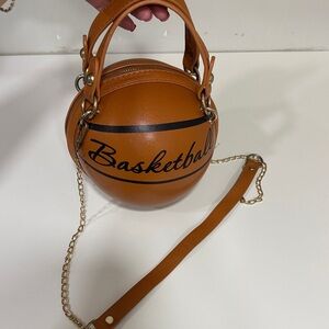Basketball Design Tan Women's Bag